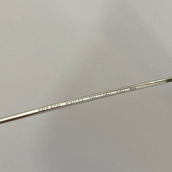 Prada Linea Rossa SPS50P Aviator Sunglasses Silver - Picture 7 of 10